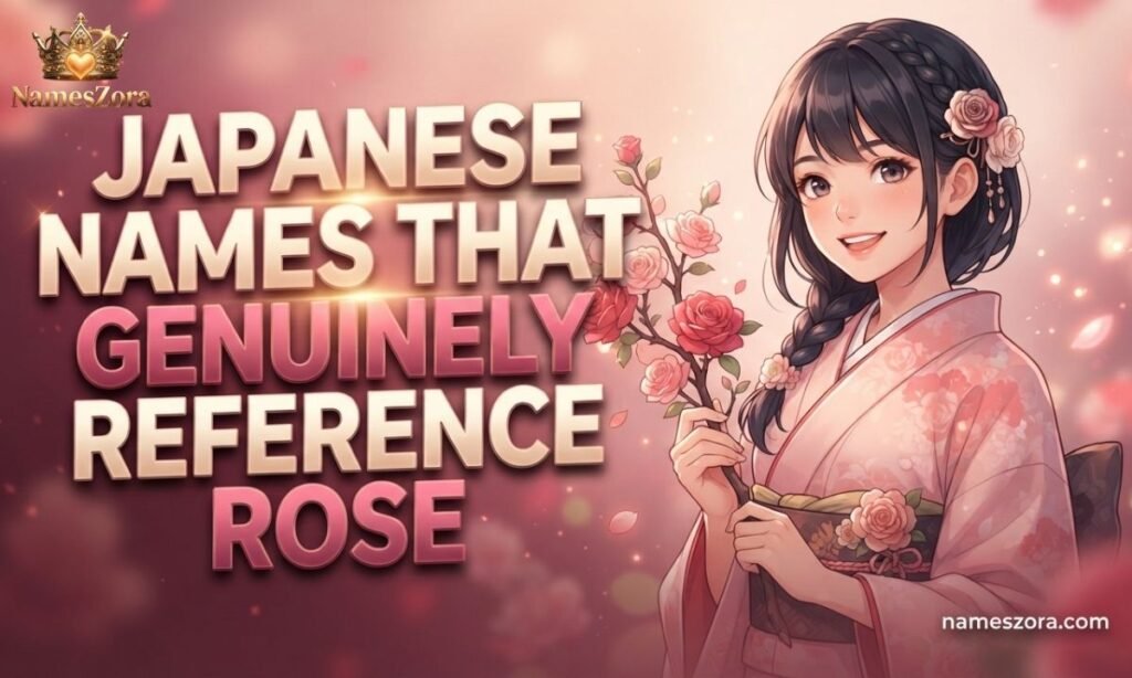 Japanese Names That Genuinely Reference Rose