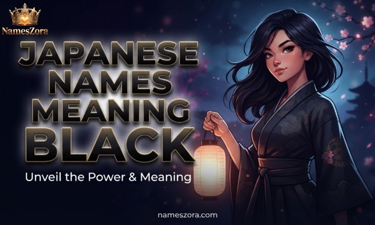Japanese Names Meaning Black