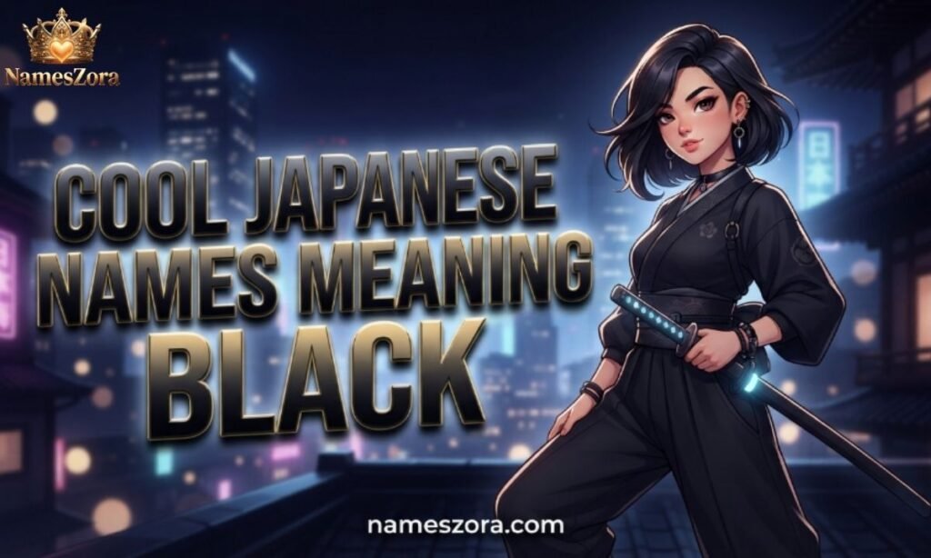 Cool Japanese Names Meaning Black