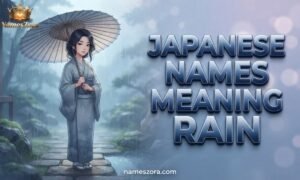 Japanese Names Meaning Rain