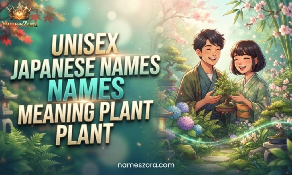Unisex Japanese Names Meaning Plant