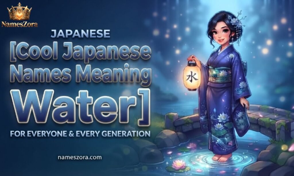 Cool Japanese Names Meaning Water