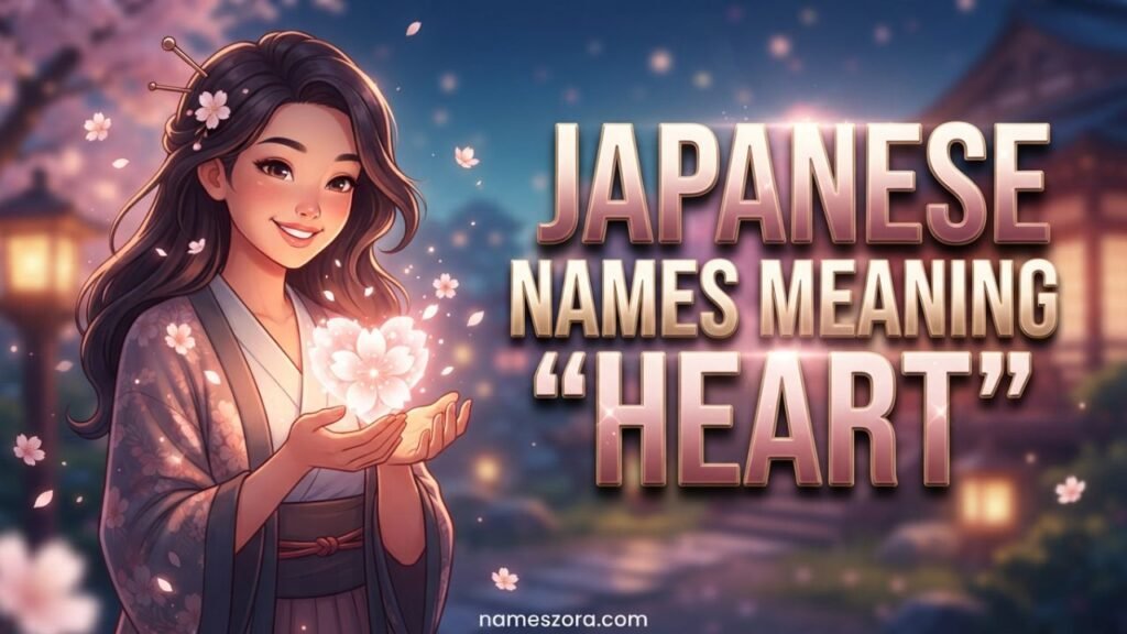 Japanese Names Meaning "Heart"