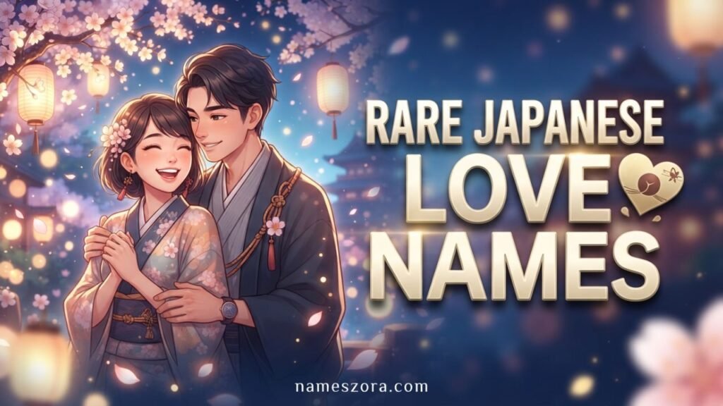 Rare Japanese Love Names
