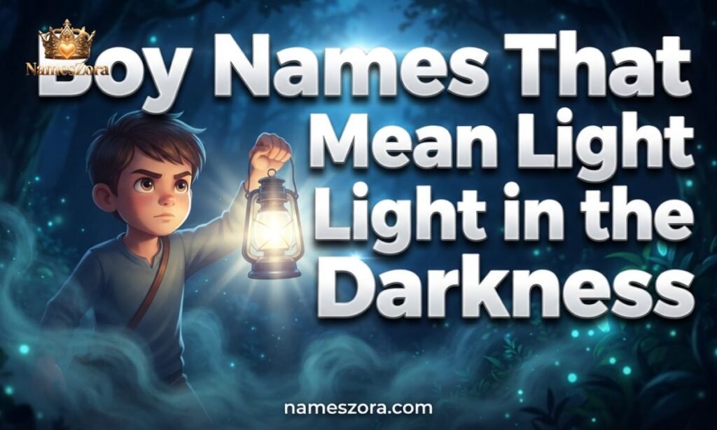Boy Names That Mean Light in the Darkness