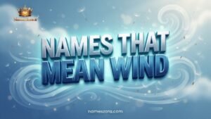 Names That Mean Wind