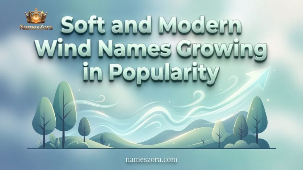 Soft and Modern Wind Names Growing in Popularity