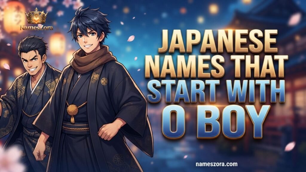 Japanese Names That Start With O Boy