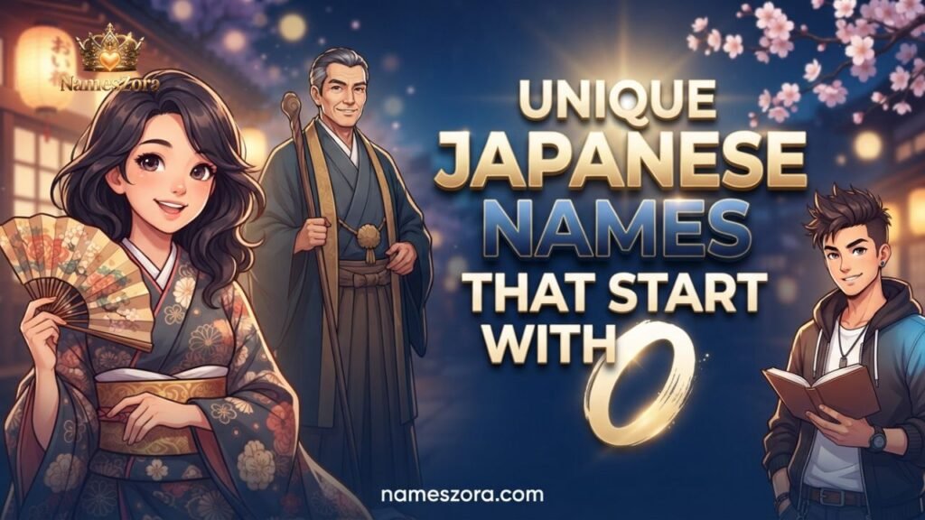 Unique Japanese Names That Start With O