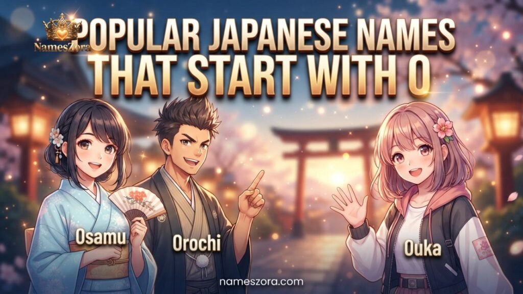 Popular Japanese Names That Start With O