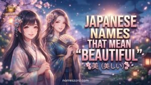 Japanese Names That Mean "Beautiful"