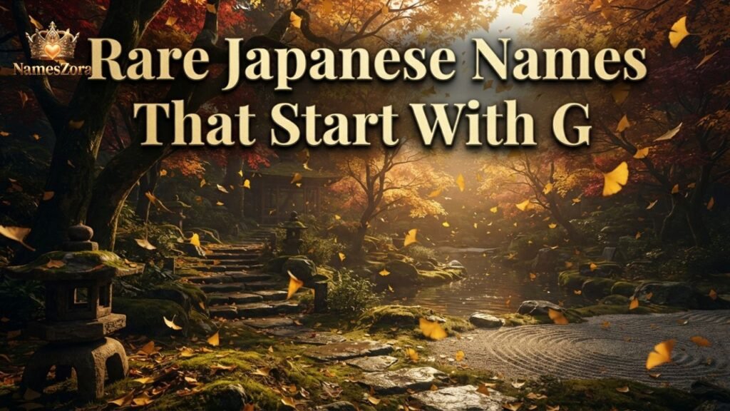 Rare Japanese Names That Start With G