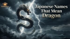 Japanese Names That Mean Dragon