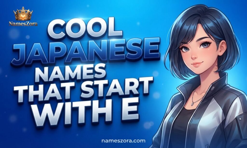 Cool Japanese Names That Start With E