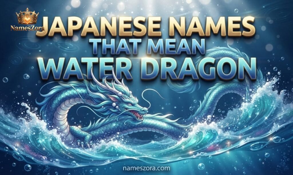 Japanese Names That Mean Water Dragon