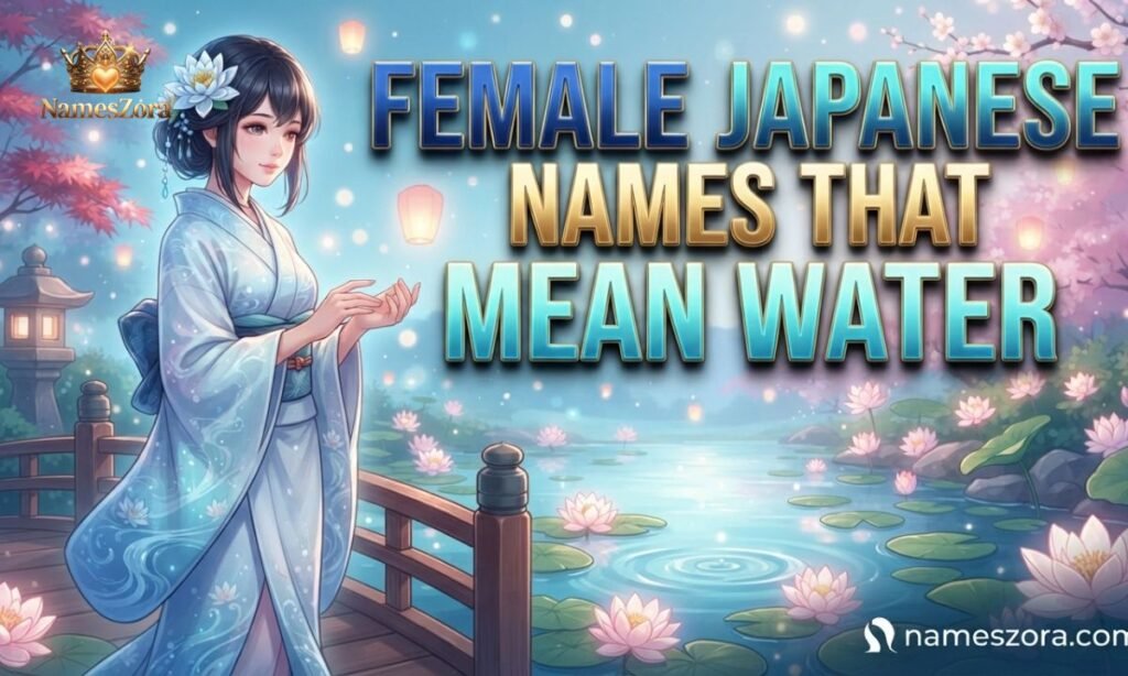 Female Japanese Names That Mean Water