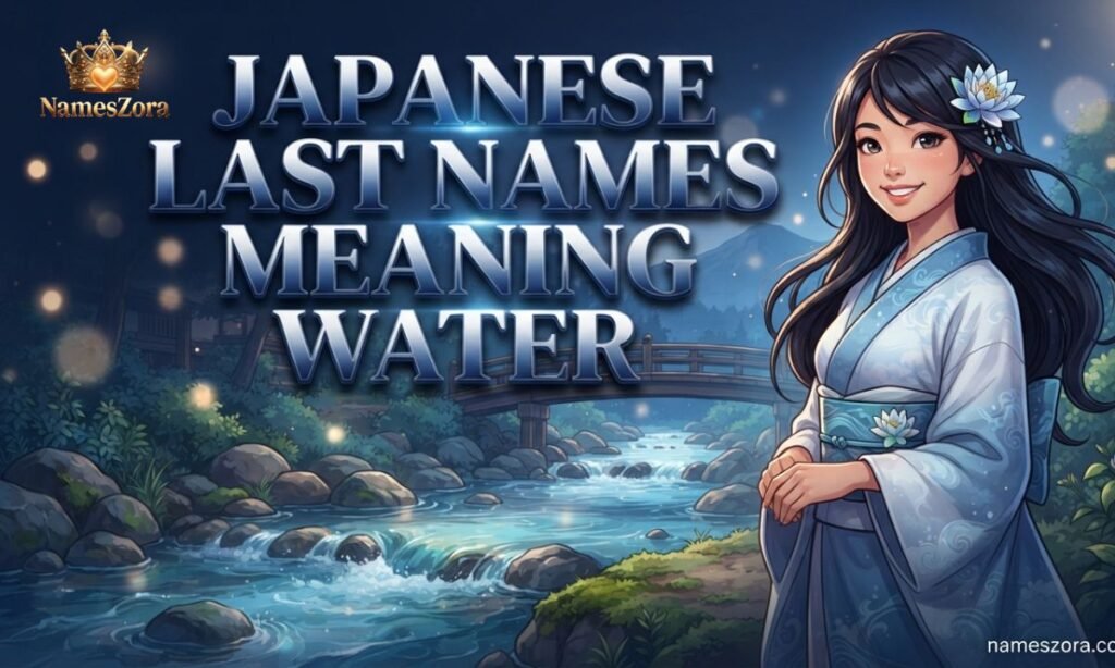 Japanese Last Names Meaning Water