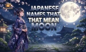 Japanese Names That Mean Moon