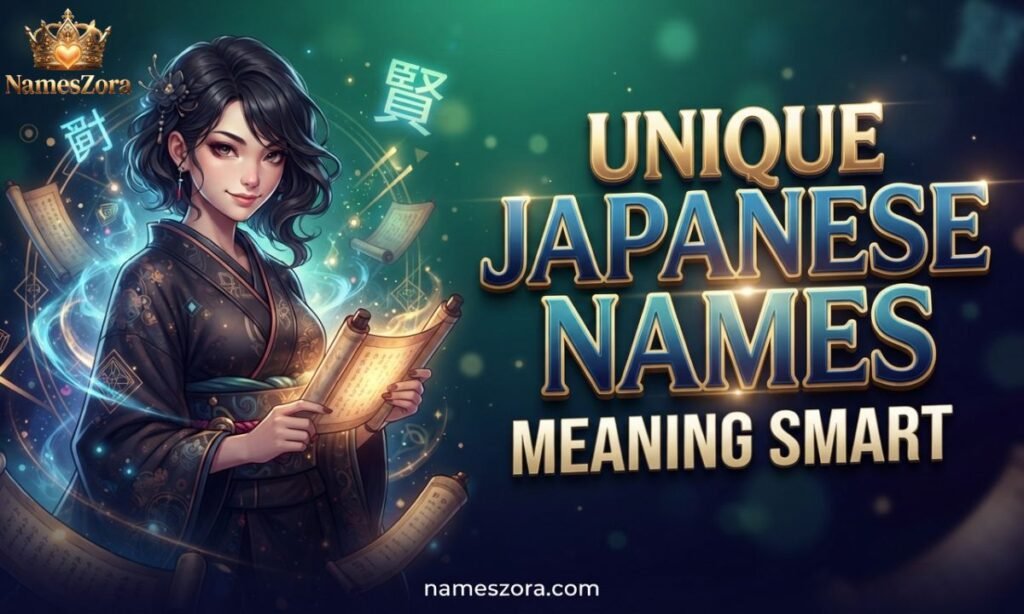 Unique Japanese Names Meaning Smart