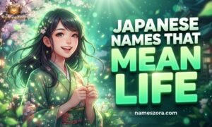 Japanese Names That Mean Life