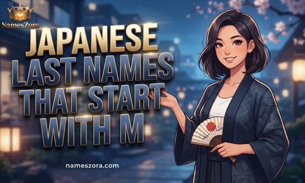 Japanese Last Names That Start With M