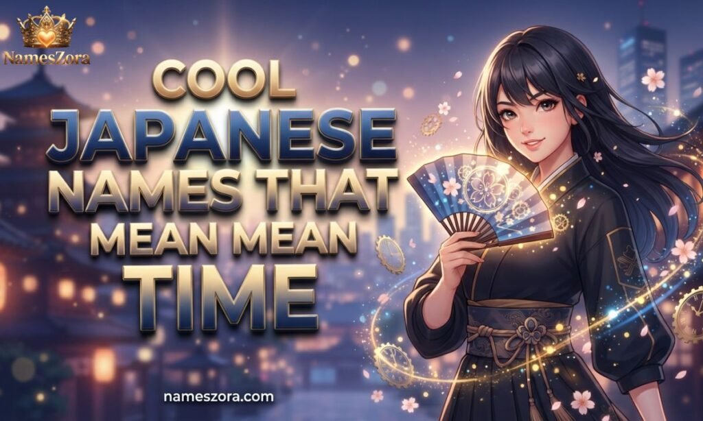 Cool Japanese Names That Mean Time