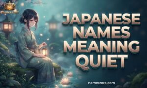 Japanese Names Meaning Quiet
