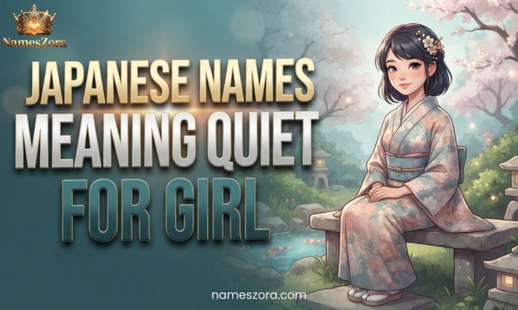 Japanese Names Meaning Quiet For Girl