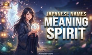 Japanese Names Meaning Spirit
