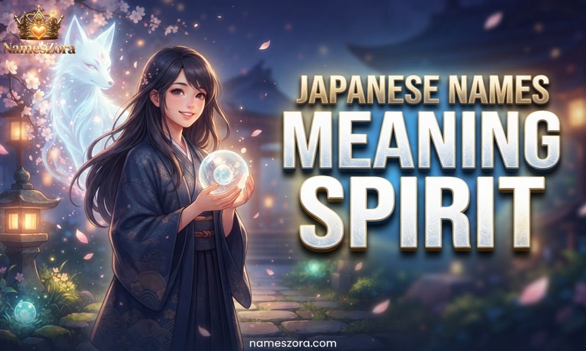 Japanese Names Meaning Spirit