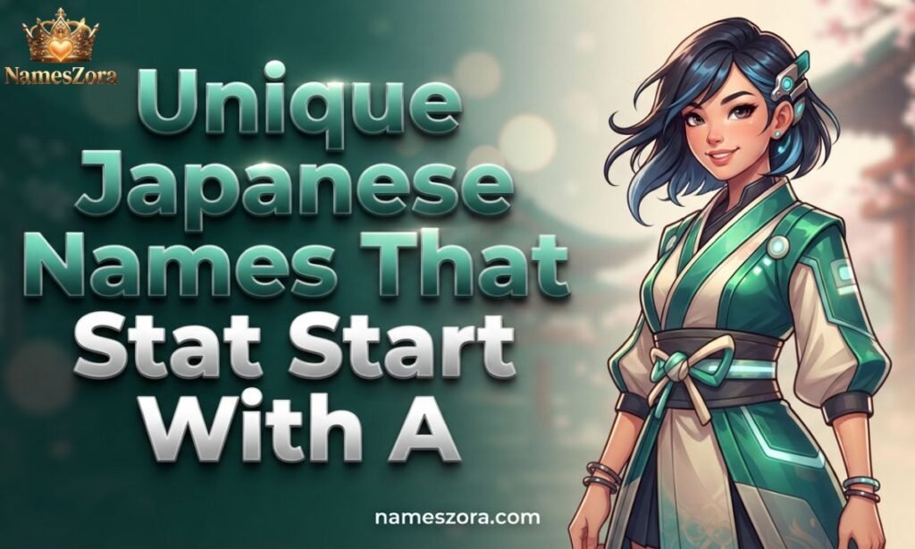 Unique Japanese Names That Start With A