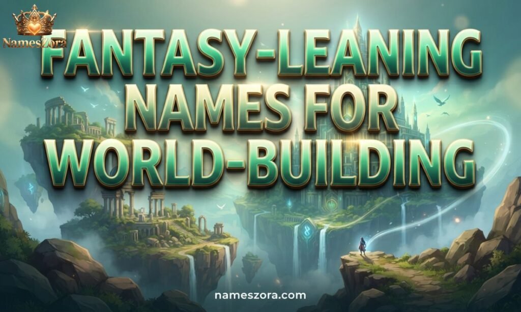 Fantasy-Leaning Names for World-Building