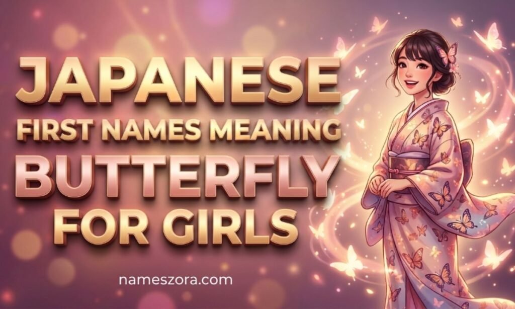 Japanese First Names Meaning Butterfly