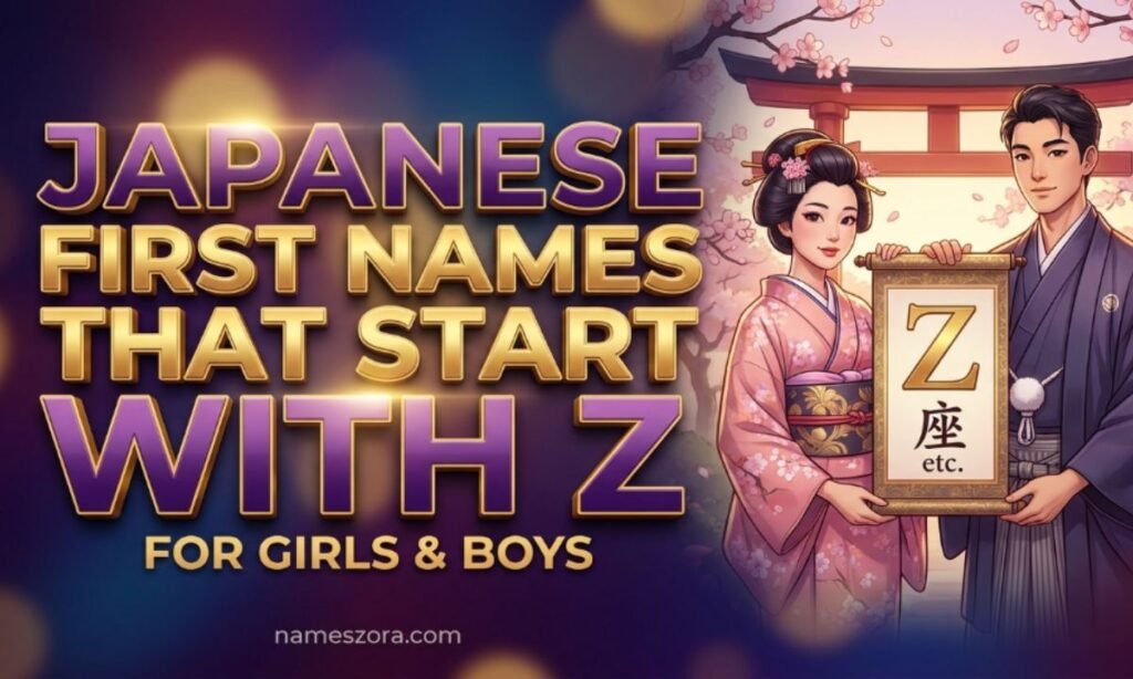 Japanese First Names That Start With Z