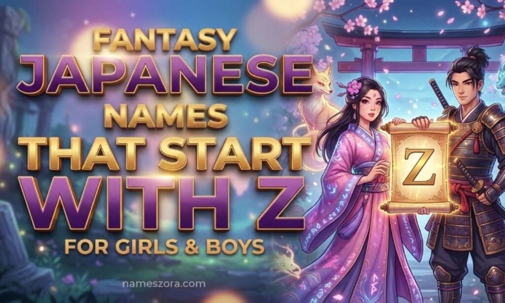 Fantasy Japanese Names That Start With Z