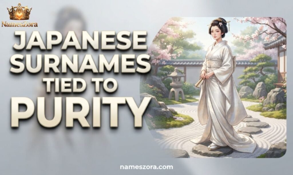 Japanese Surnames Tied to Purity