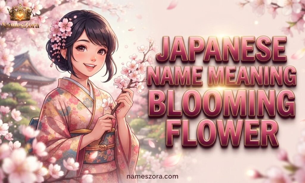Japanese Name Meaning Blooming Flower