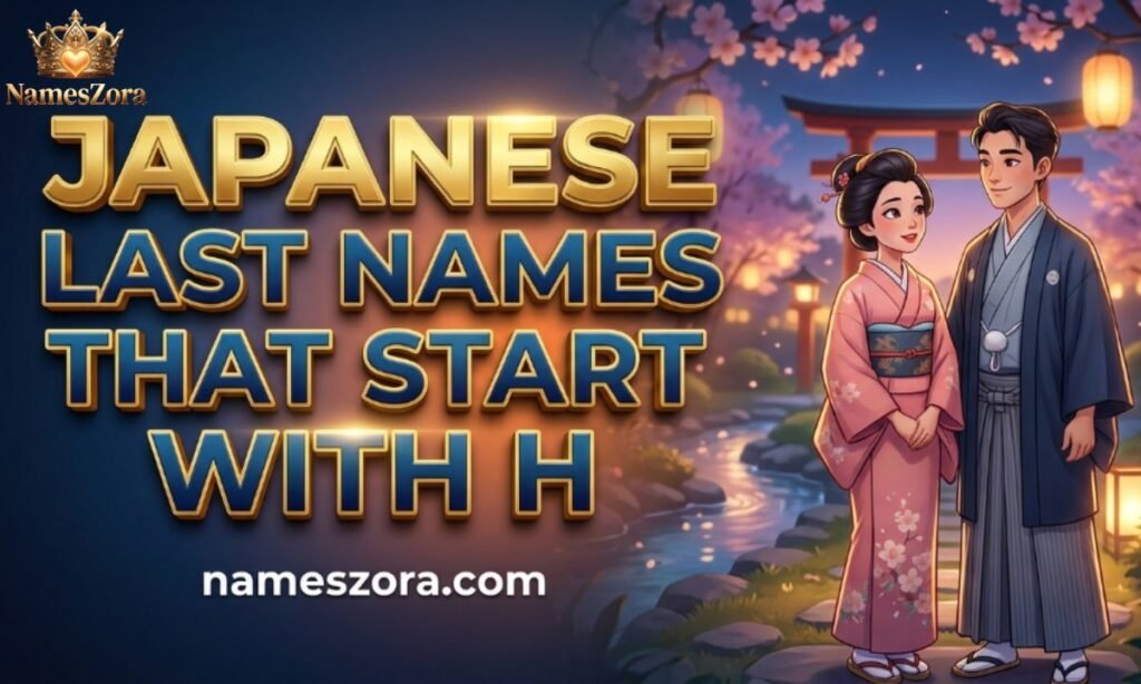 Japanese Last Names That Start With H