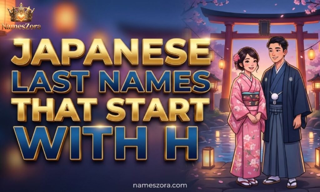 Japanese Last Names That Start With H