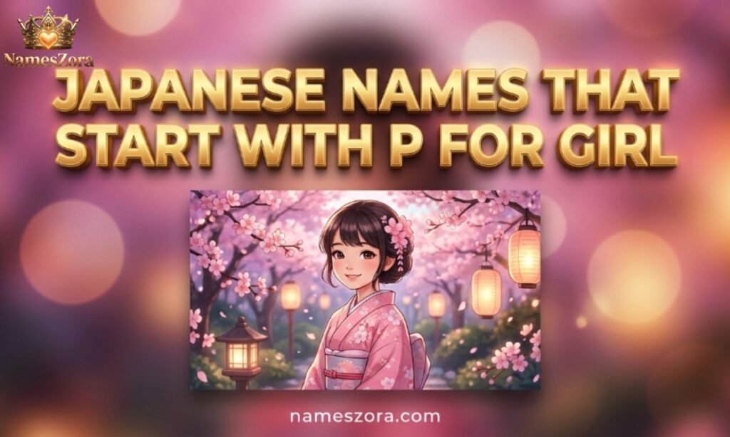 Japanese Names That Start With P for Girl