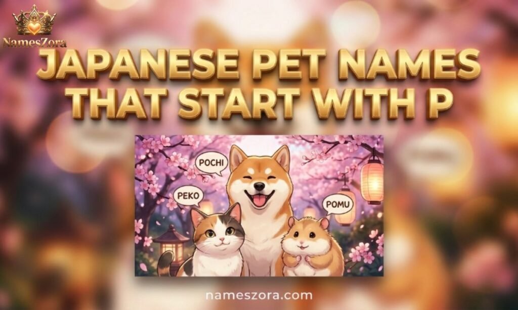 Japanese Pet Names That Start With P