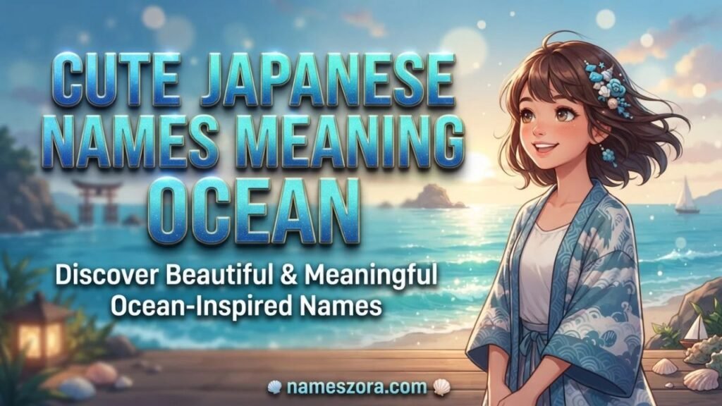 Cute Japanese Names That Mean Ocean
