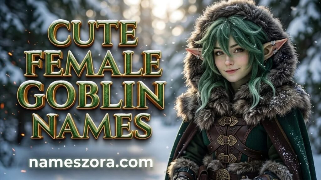 Cute Female Goblin Names With Meanings