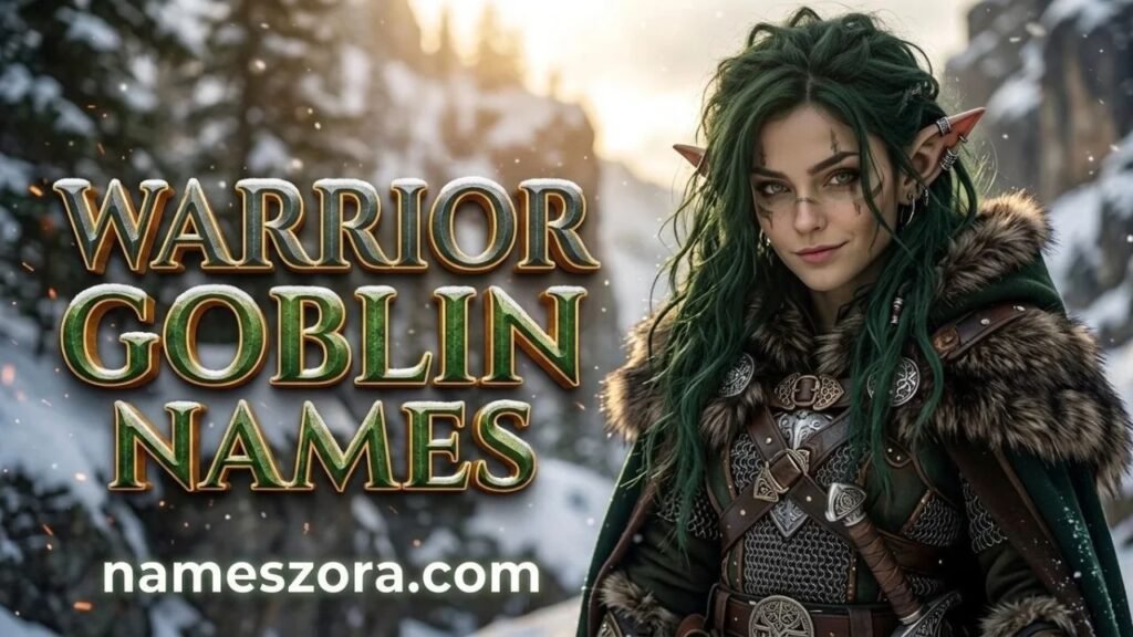 Warrior and Badass Female Goblin Names