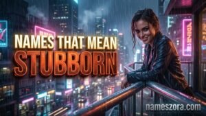 Names That Mean Stubborn