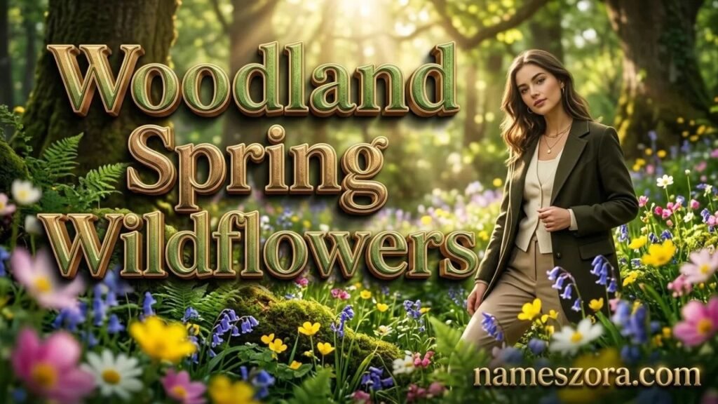 Woodland Spring Wildflowers