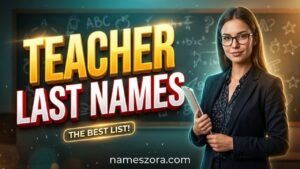 Teacher Last Names