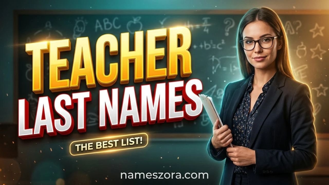 Teacher Last Names