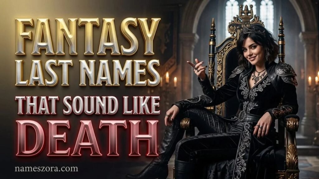 Fantasy Last Names That Sound Like Death