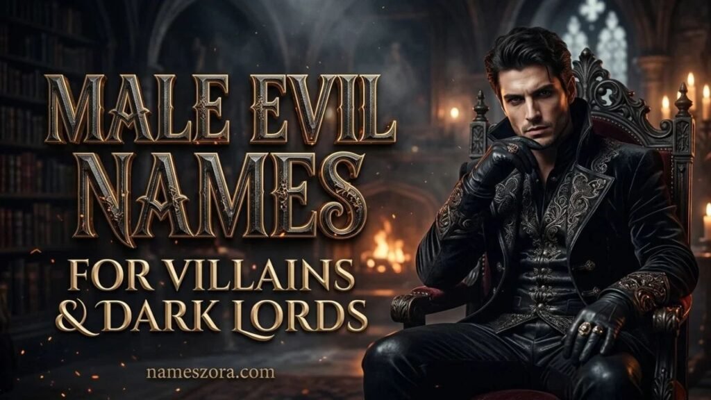 Male Evil Names for Villains and Dark Lords